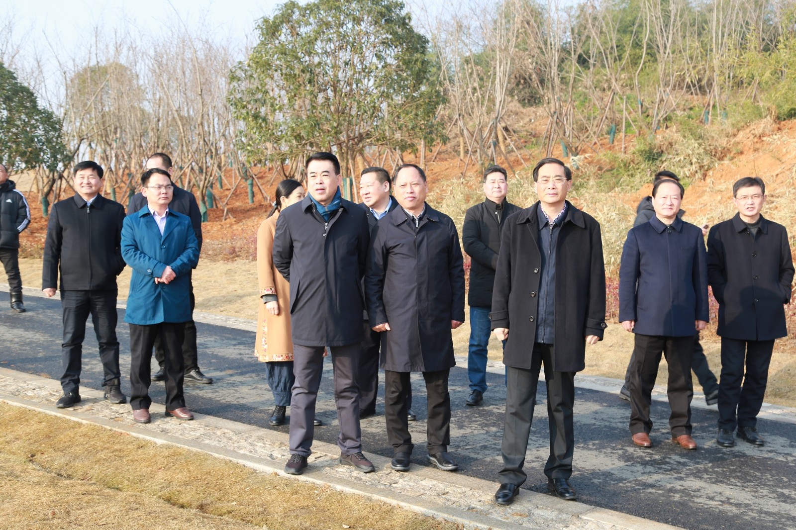 市长孔晓宏调研中央生态绿地 宣城市城市建设集团有限公司